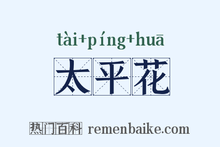 太平花是什么意思的图片